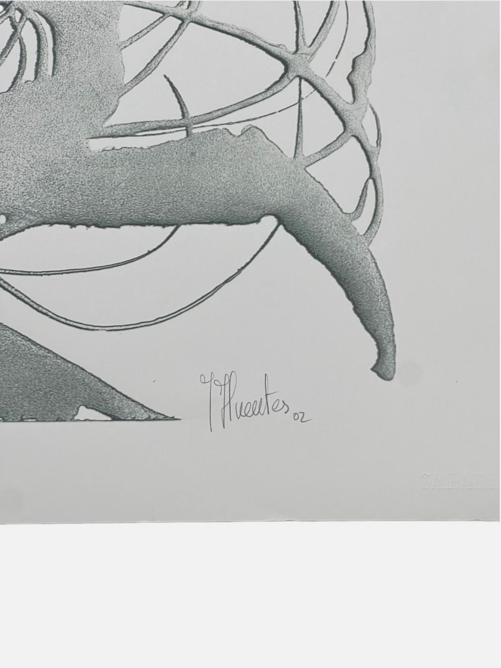 José Fuentes Esteve "Morfologia vegetal I" 2002 P.T. Signed Limited Wall Art