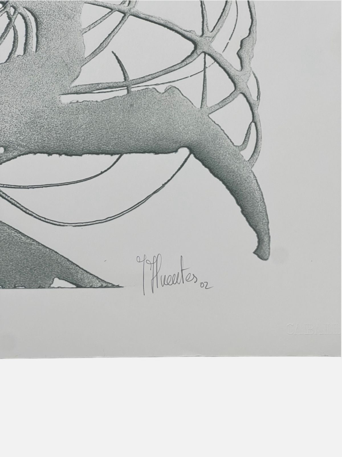 José Fuentes Esteve "Morfologia vegetal I" 2002 P.T. Signed Limited Wall Art