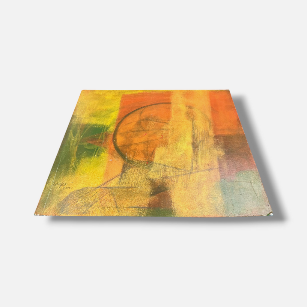 Ramón Astray "Perfil Sin Rostro" 2005, Limited Signed Wall Art, 19L x 19W cm