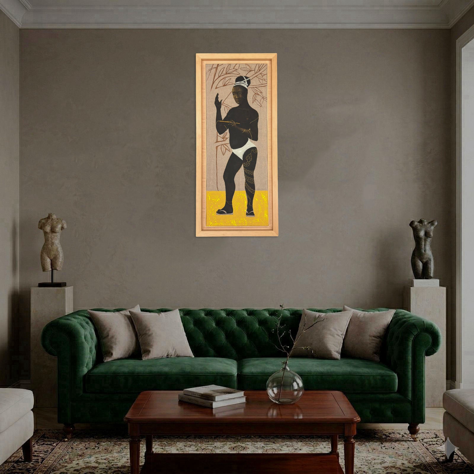 Ana Juan Gascón "Eva" 2000 Limited Signed Framed Wall Art Print| 105 x 40 cm