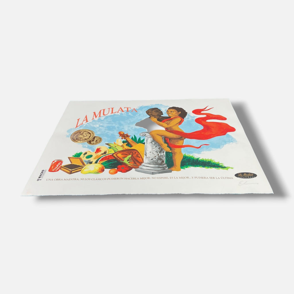 Elio Rodriguez "La Mulata" 2006, Limited Signed Wall Art Print | 100 x 80 cm