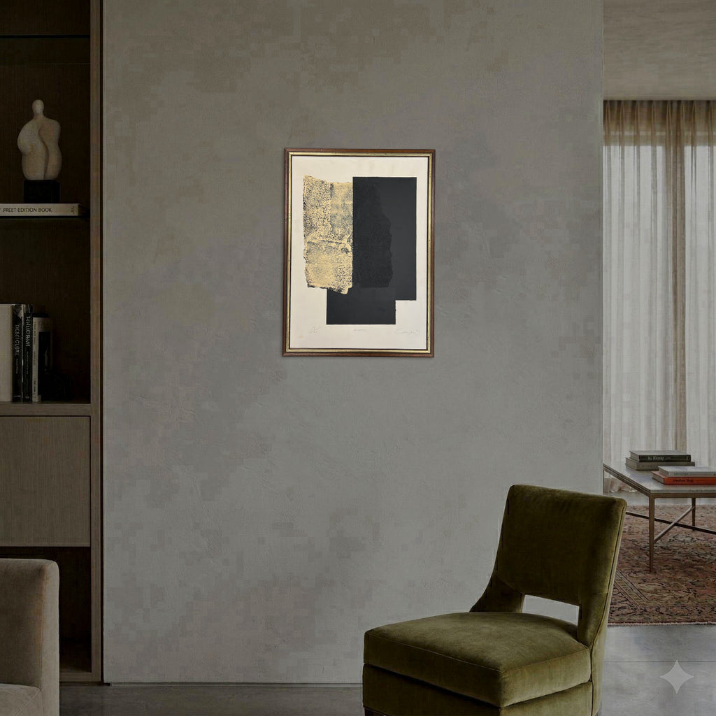 Rafael Canogar Gómezl "Estrato" 1997, Limited Signed Fine Wall Art