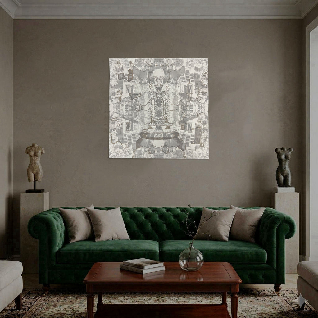 Francisco González Jiménez "Las Tentaciones I" H.C. 2005 Limited Signed Wall Art