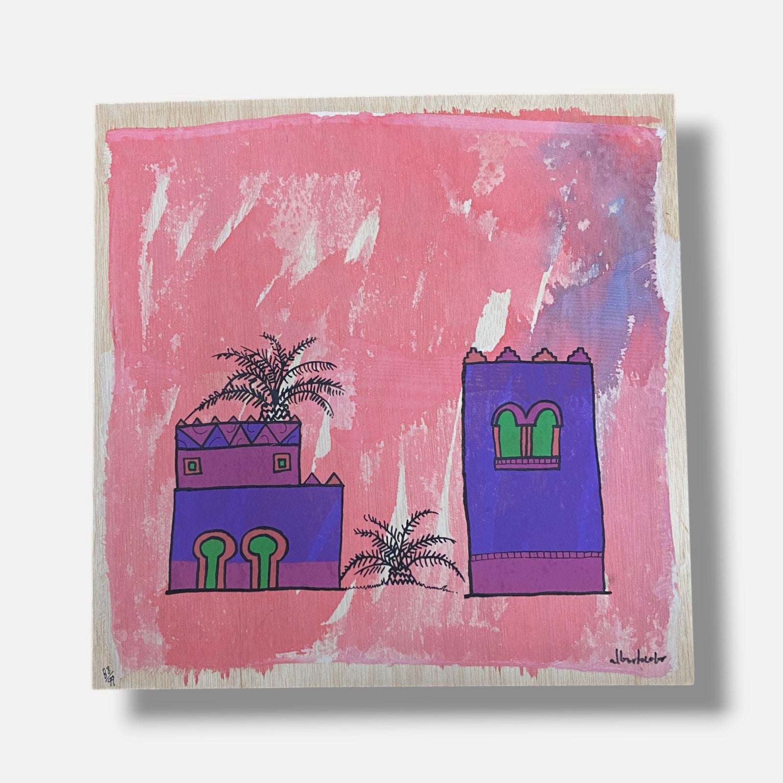 José Alberto López Sánchez "Palacio De Primavera" Fine Wall Art | 20" x 20" in