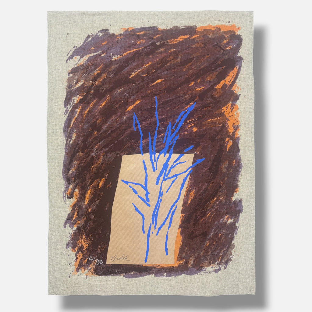 Josep Álvarez Niebla "Ofrena" 1991, Limited Signed Unframed Wall Art, 60Lx50W cm
