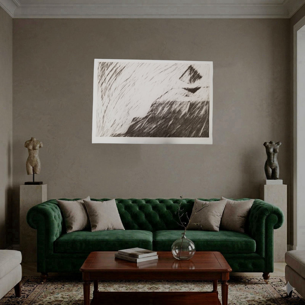 René de la Nuez Robaina "Piramides IV" 2005 Limited Signed Wall Art 100 x 70 cm
