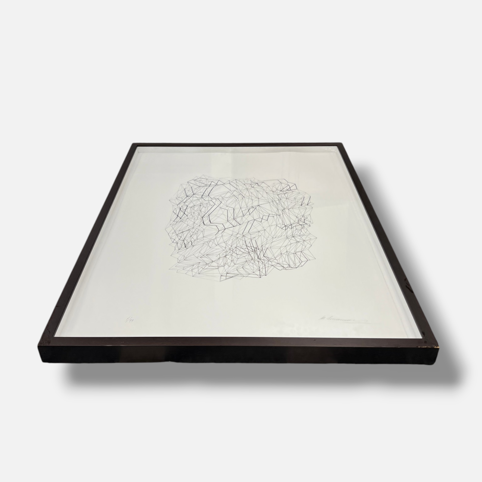 Tamara Zaitseva "Estructura Inversa I",2004 Limited Signed Fine Framed Wall Art