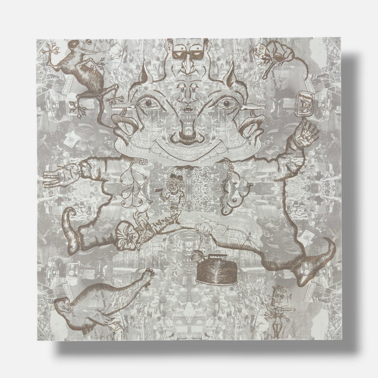Francisco González Jiménez "Las Tentaciones IV" 2005 Limited Signed Wall Art