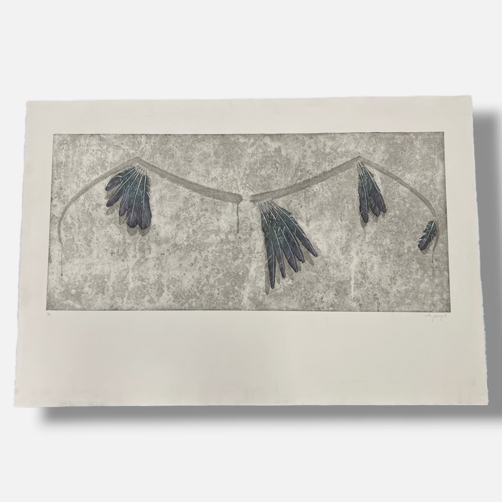 Henry Ramírez "Estrategias" Limited Signed Fine Wall Art Print, 104L x 60W cm