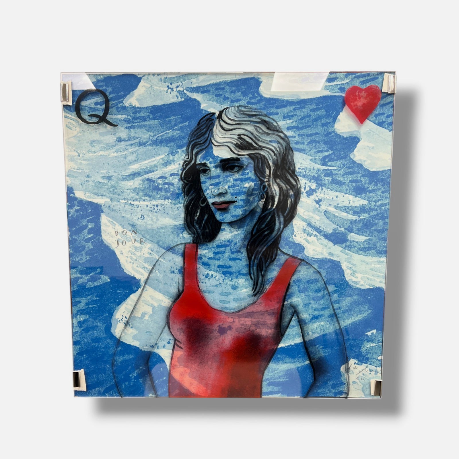 Javier de Juan Martínez "La Reina de Corazones" 2006, Limited Signed Wall Art