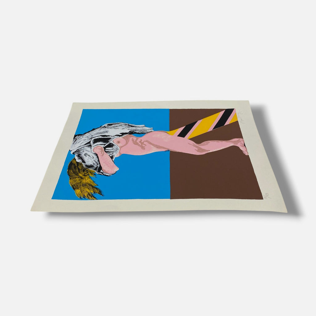 Bartolozzi "Sin Título (Azul)" Fine Art Print | 34 x 25 cm