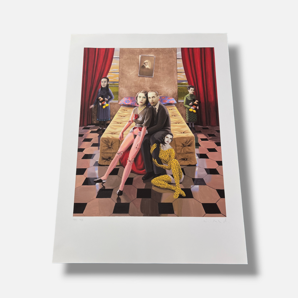 Gino Rubert "Sin Titulo I" H.C. 2005 Limited Signed Fine Wall Art Print