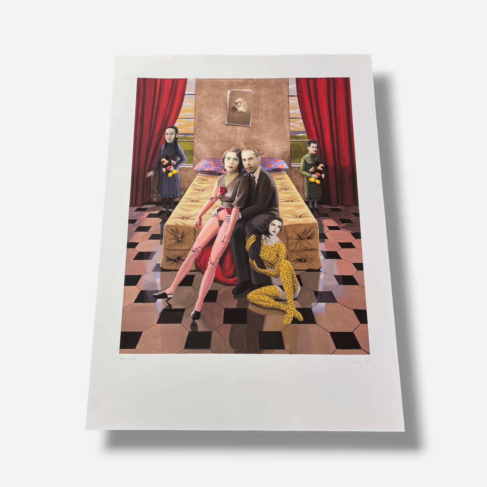 Gino Rubert "Sin Titulo I" H.C. 2005 Limited Signed Fine Wall Art Print