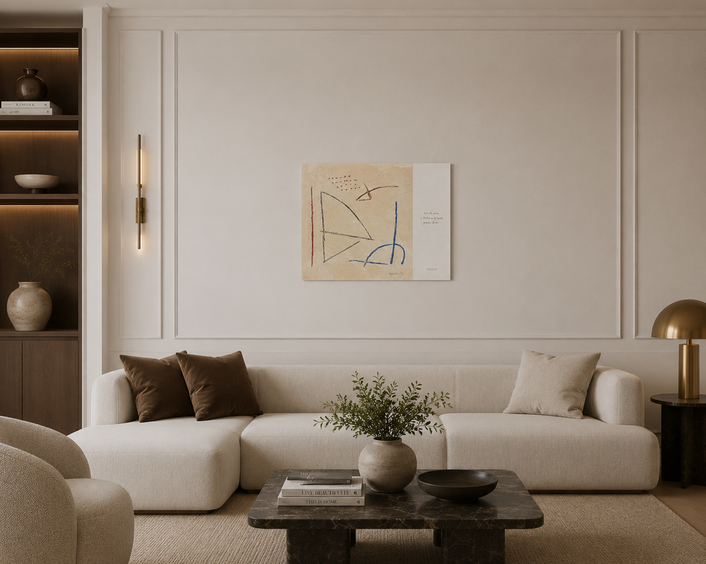 Albert Ràfols-Casamada "Pesca" H.C. 2004 Limited Signed Wall Art Print 50 x 65cm