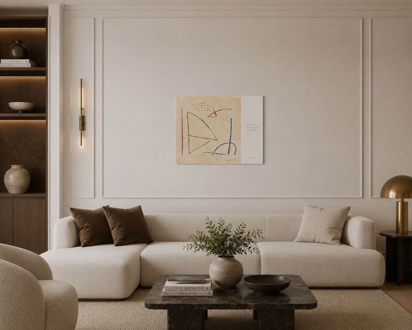 Albert Ràfols-Casamada "Pesca" H.C. 2004 Limited Signed Wall Art Print 50 x 65cm
