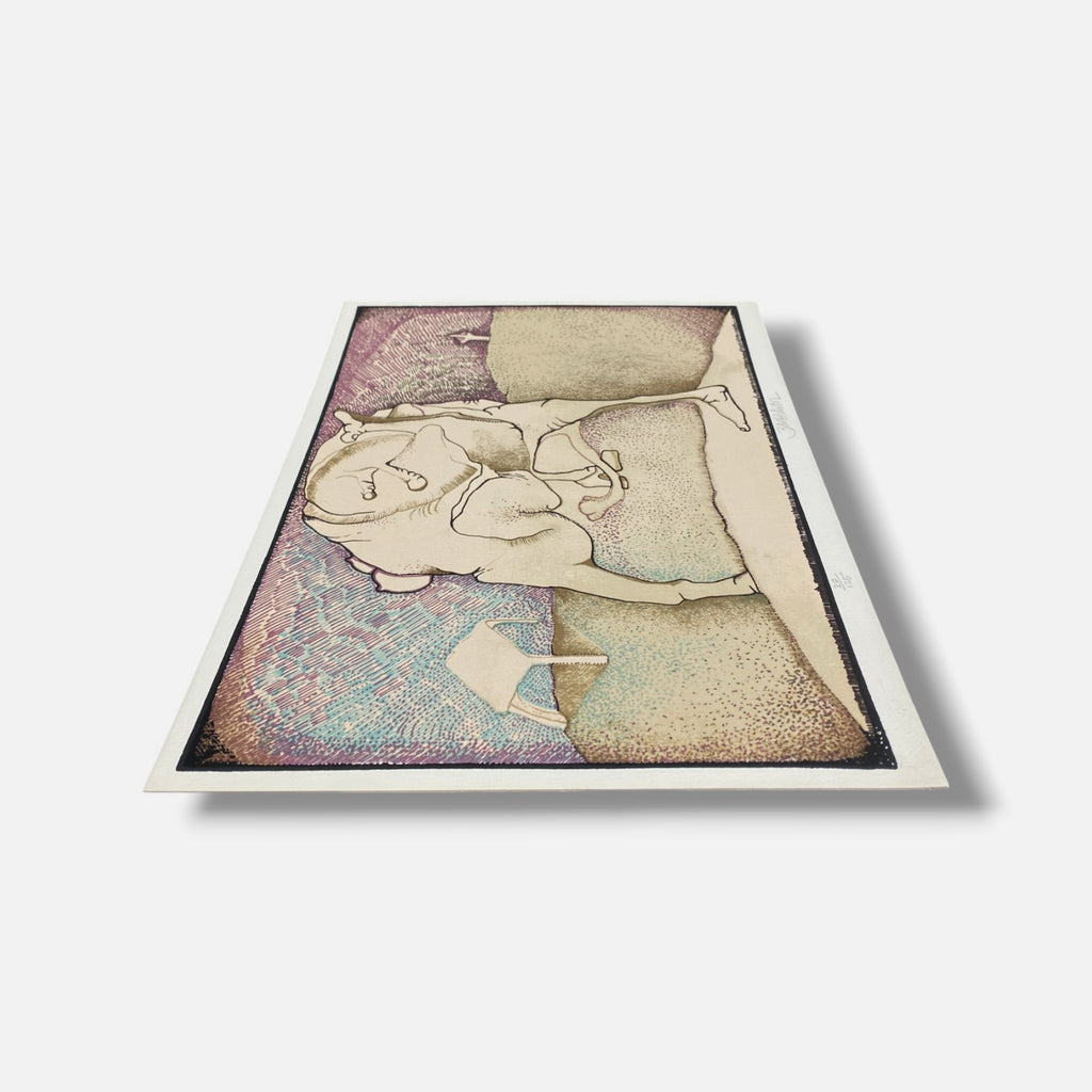 Julio Zachrisson Acebedo "Mesita Izquierda" Fine Art Print | 34 x 25 cm