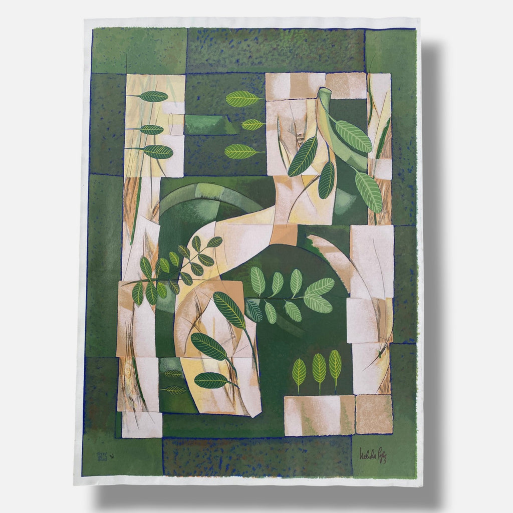 Nélida López Martínez "Primavera II" 2002 Limited Signed Wall Art | 100 x 73 cm