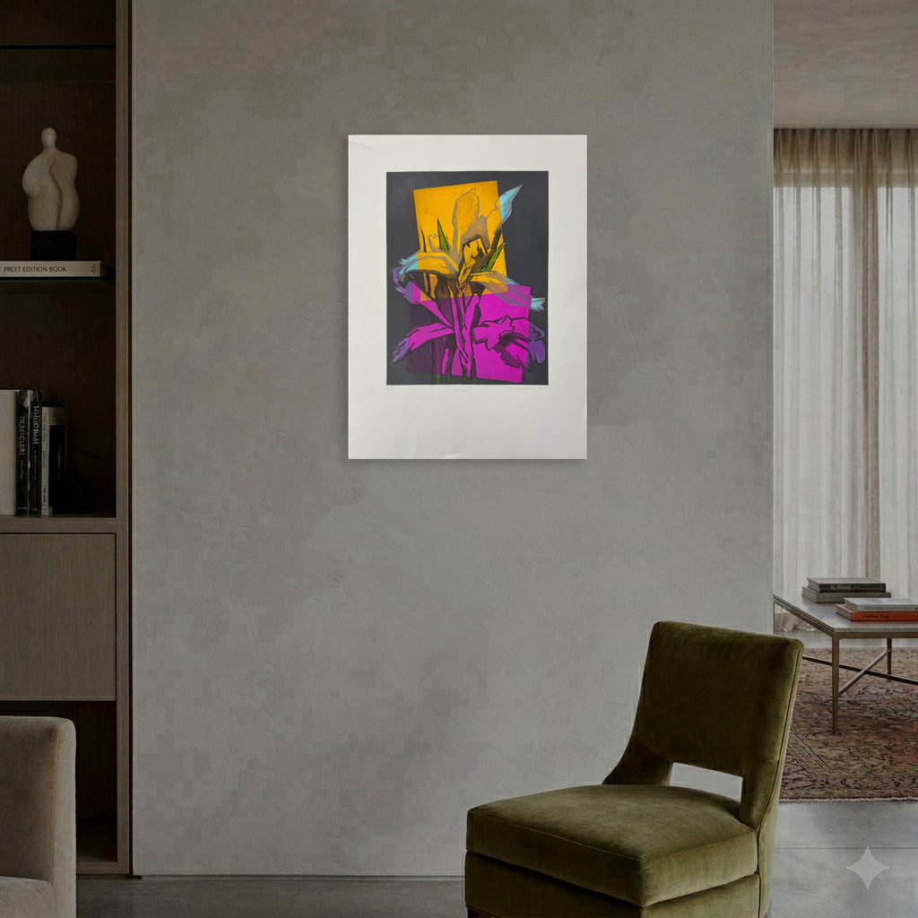 Mª Luisa Sanz García Muro "Lirio I" Fine Wall Art Print | 76 x 57 cm