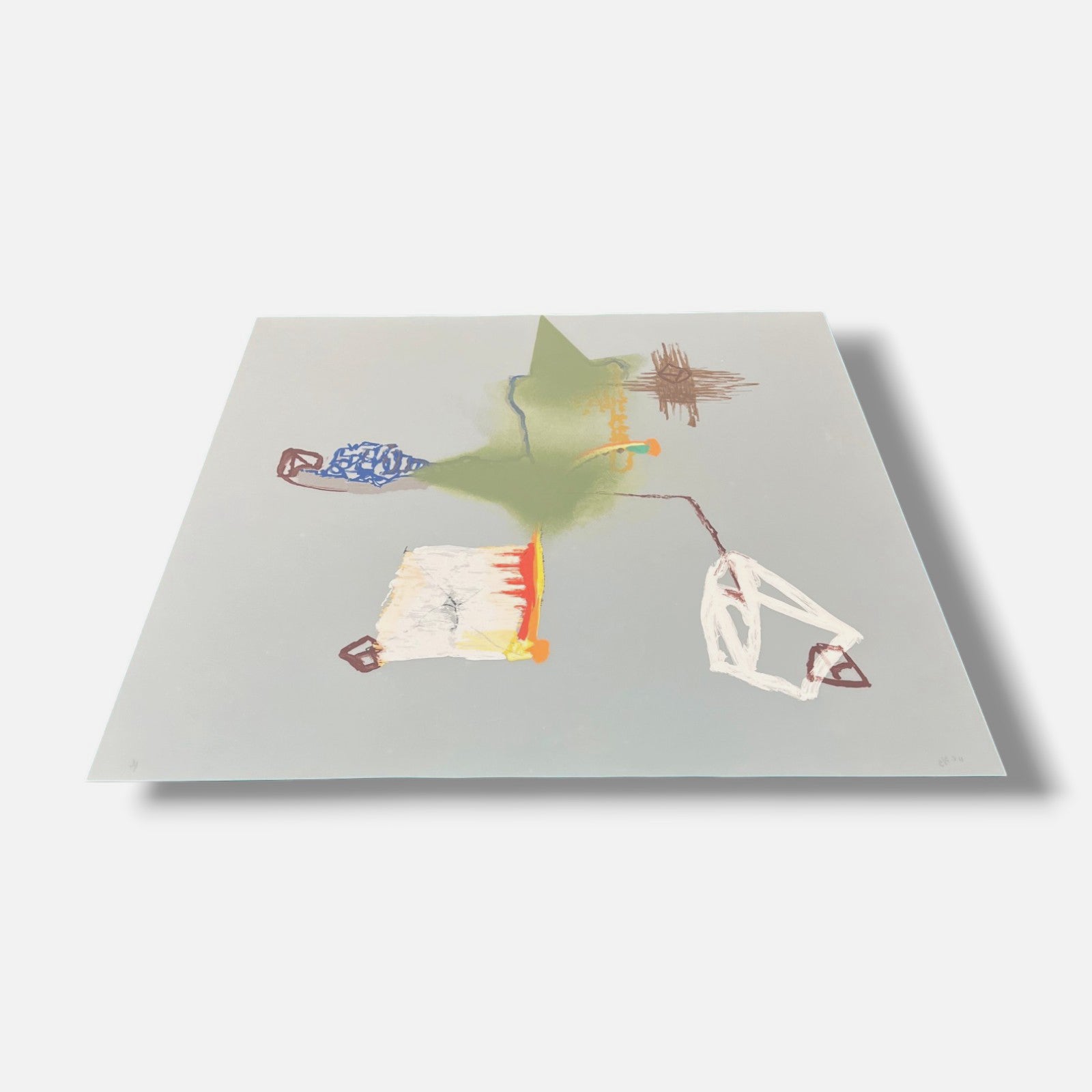 Isabel Martínez Rubio "Saliendo Del Miedo" 2006 Limited Signed Wall Art, 80x80cm