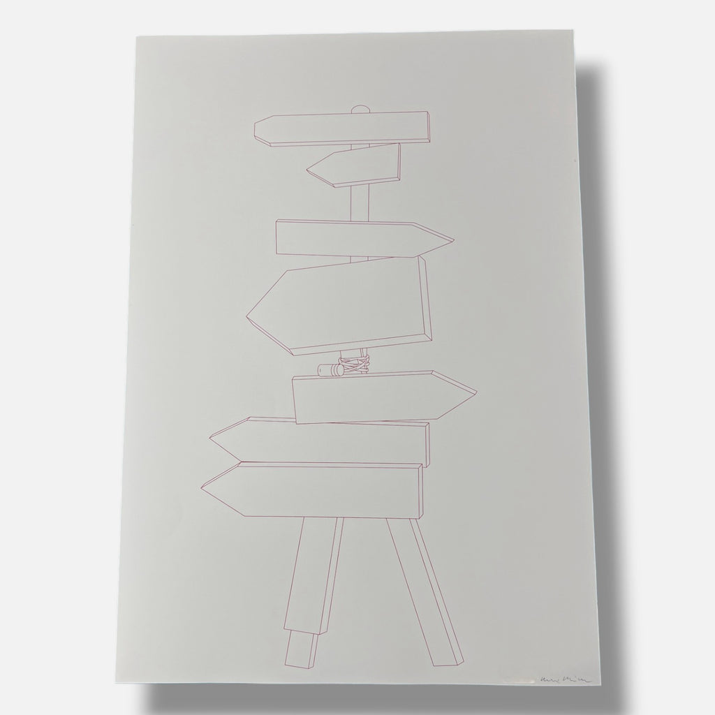 Alex Hanimann "All Has Not Been Said And Done V" 2006 Limited Signed Wall Art