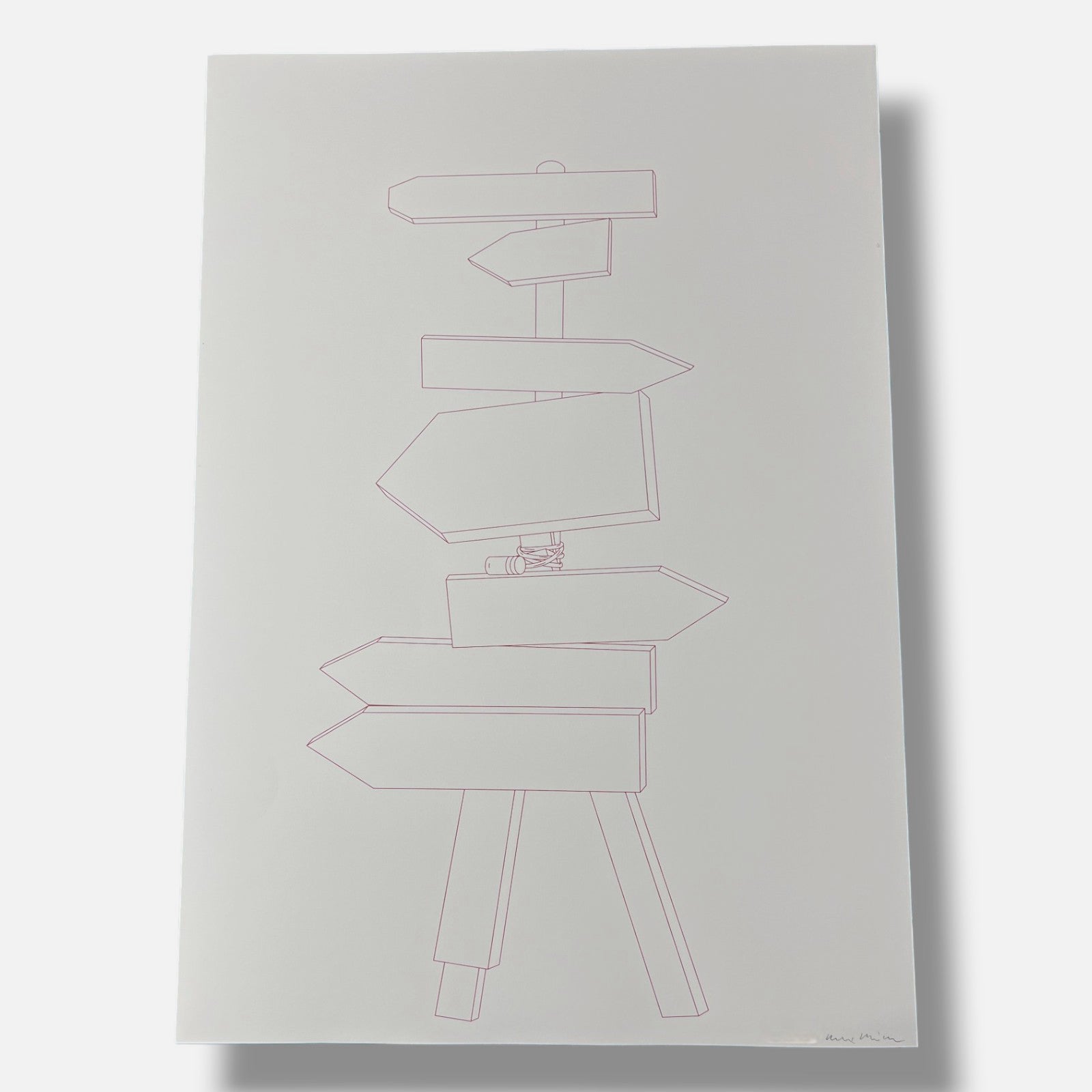 Alex Hanimann "All Has Not Been Said And Done V" 2006 Limited Signed Wall Art