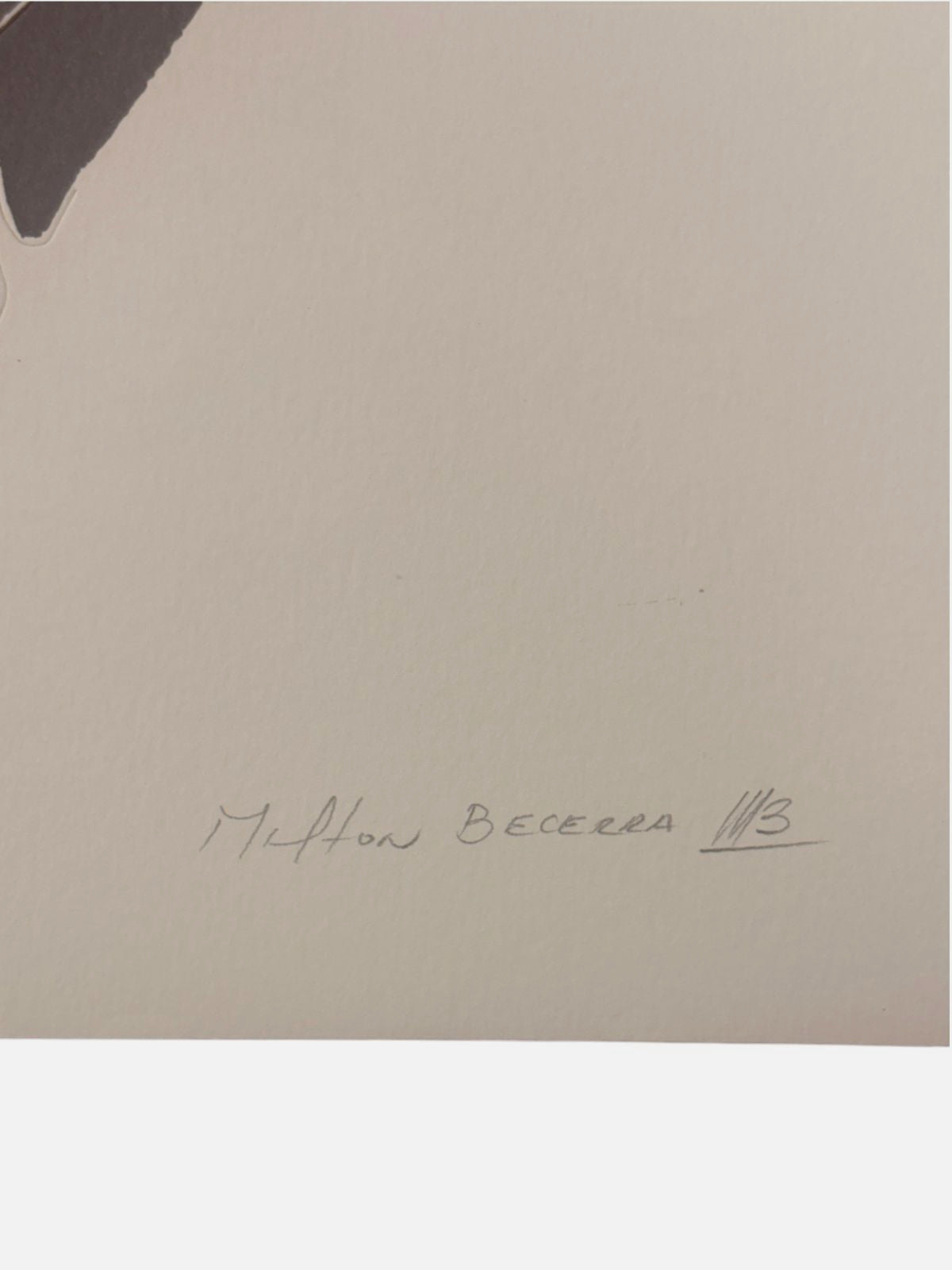 Milton Becerra "Mascara" P.T. 2005 Limited Signed Fine Wall Art Print 50 x 65 cm