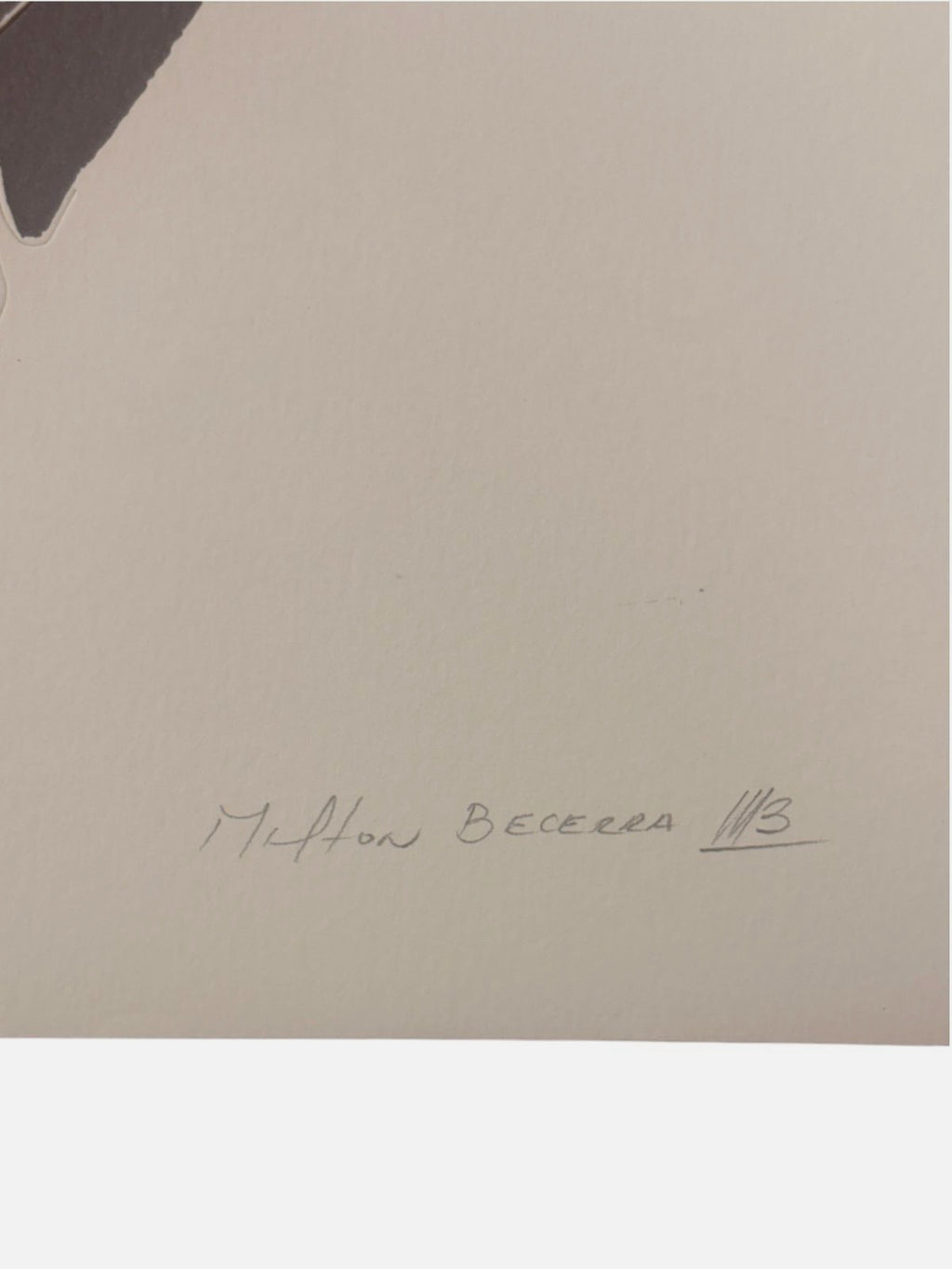 Milton Becerra "Mascara" 2005 Limited Signed Fine Wall Art Print 50L x 65W cm