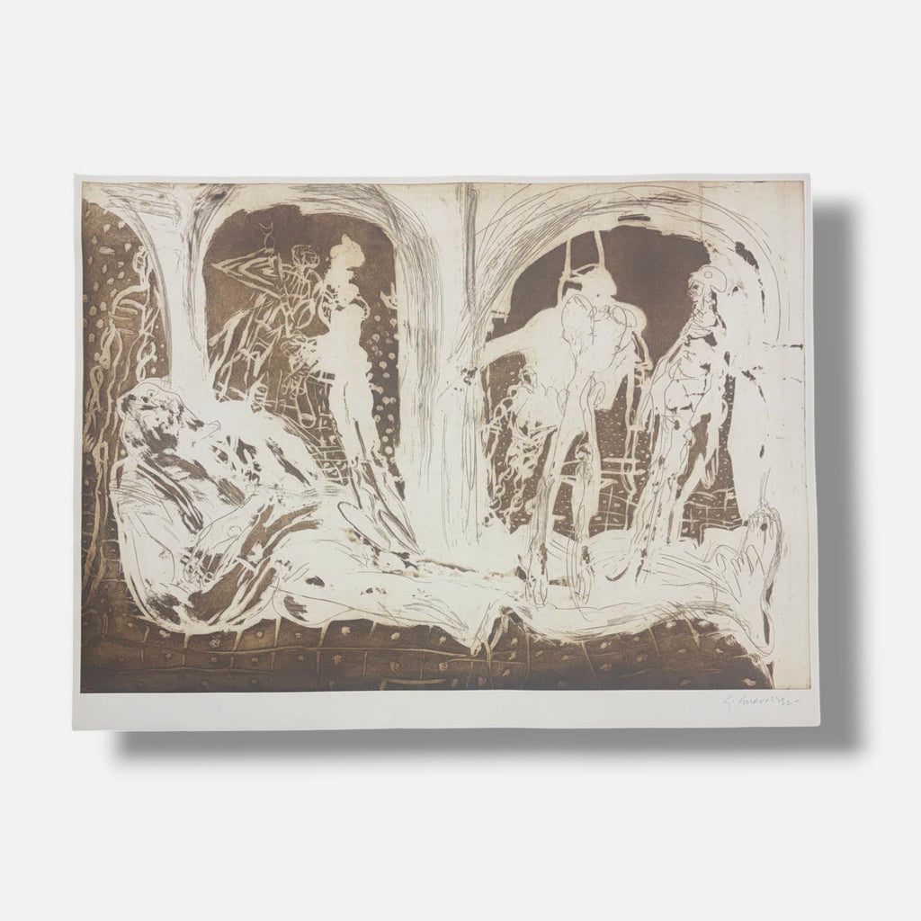 Gilberto Aceves "Don Felipe II y Sus Reliquias III" Limited Signed Fine Wall Art
