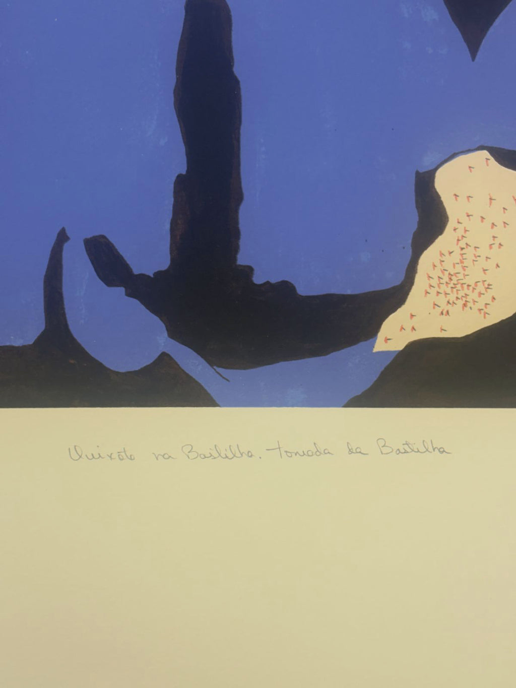 Álvaro Lapa "Toma de Bastilla" 2005 Limited Signed Fine Wall Art, 70L x 100W cm