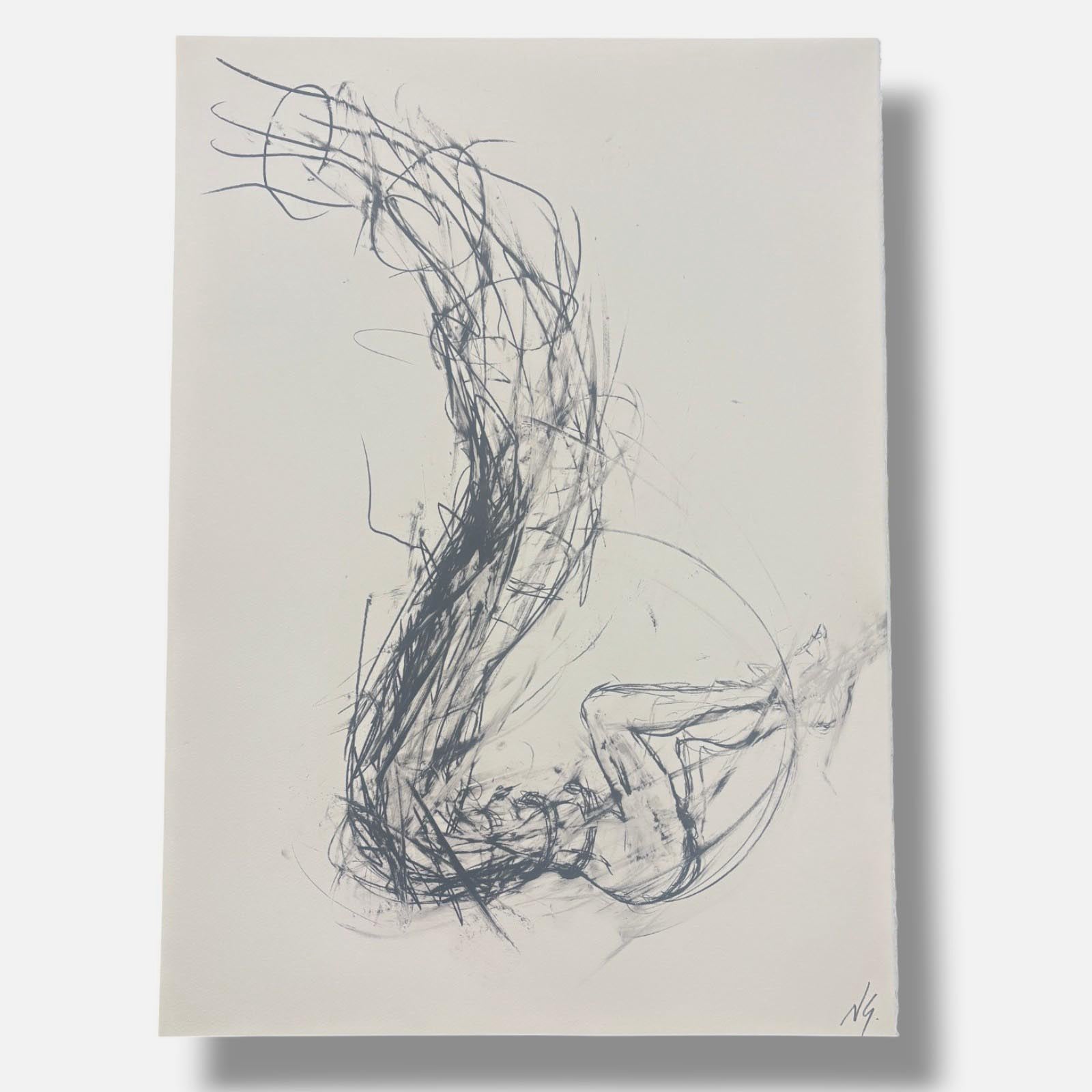 Natalia Granada "Vigilia V" P.T. 2005 Signed Limited Fine Wall Art 76 x 54 cm