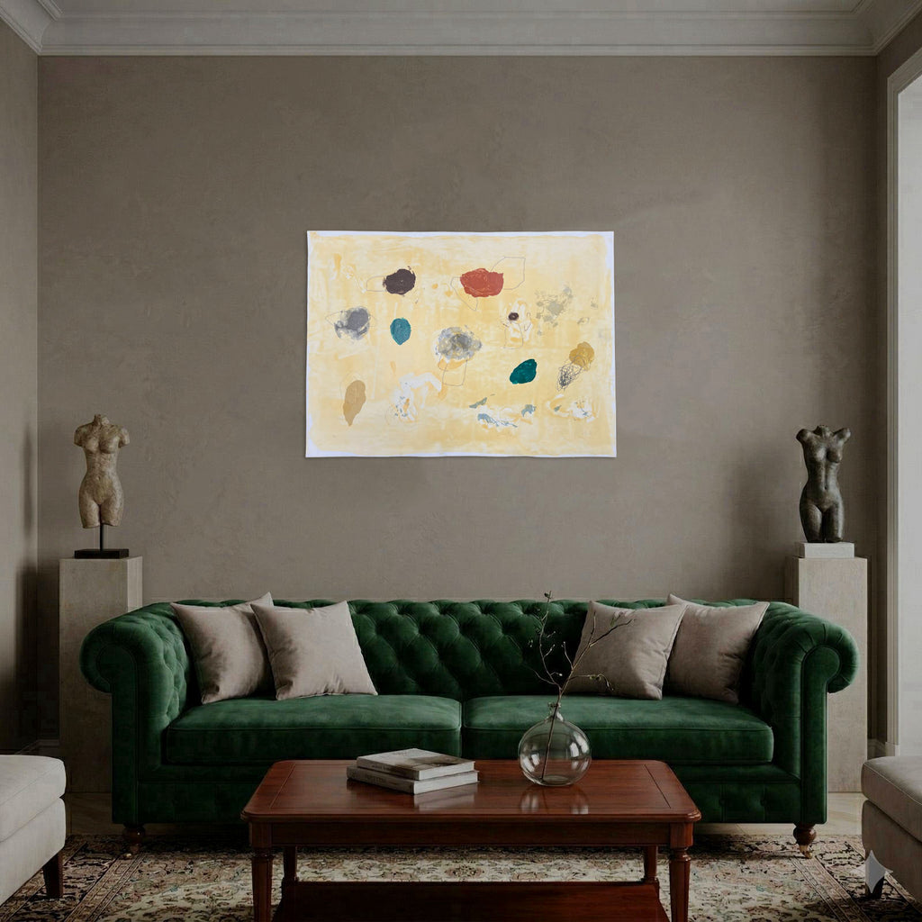 Fernando Sánchez Calderón "Bodegon con Colores y Futas" Limited Signed Wall Art