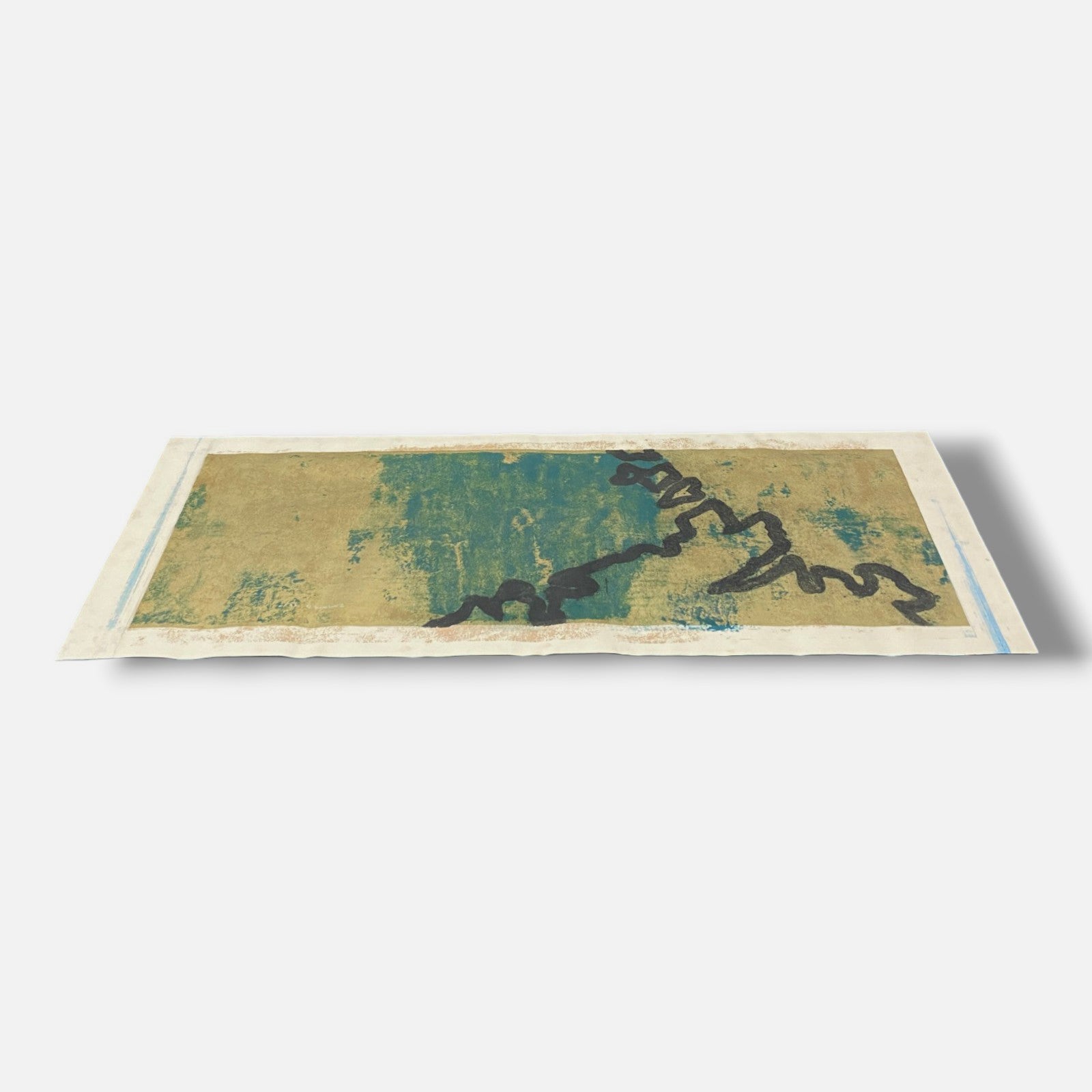 Elena Jiménez Moreno "Mares Del Norte" 2002 Limited Signed Wall Art | 38x110 cm