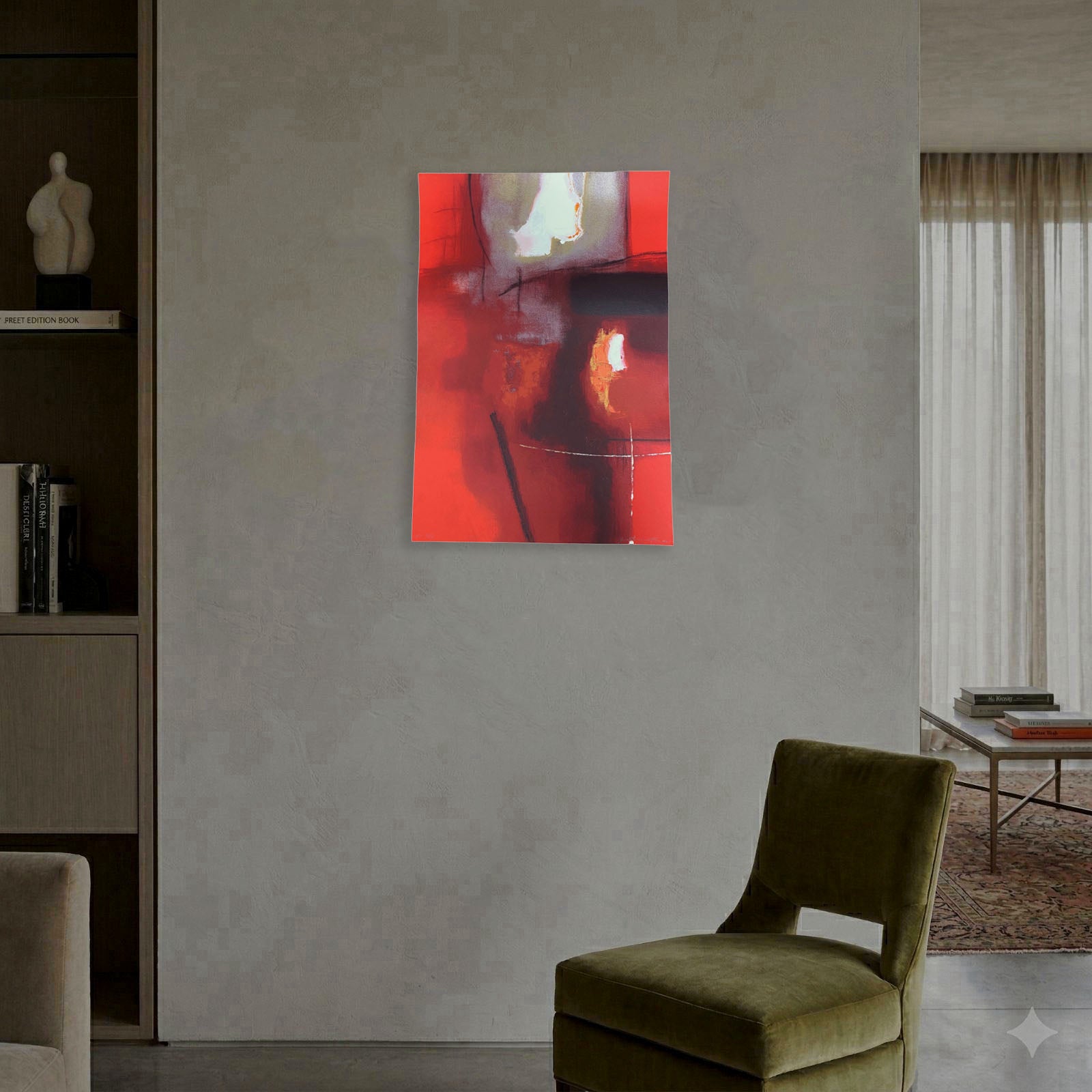 José Luis Bustamante "Imagenes Del Fuego III" 2006 Limited Signed Wall Art Print