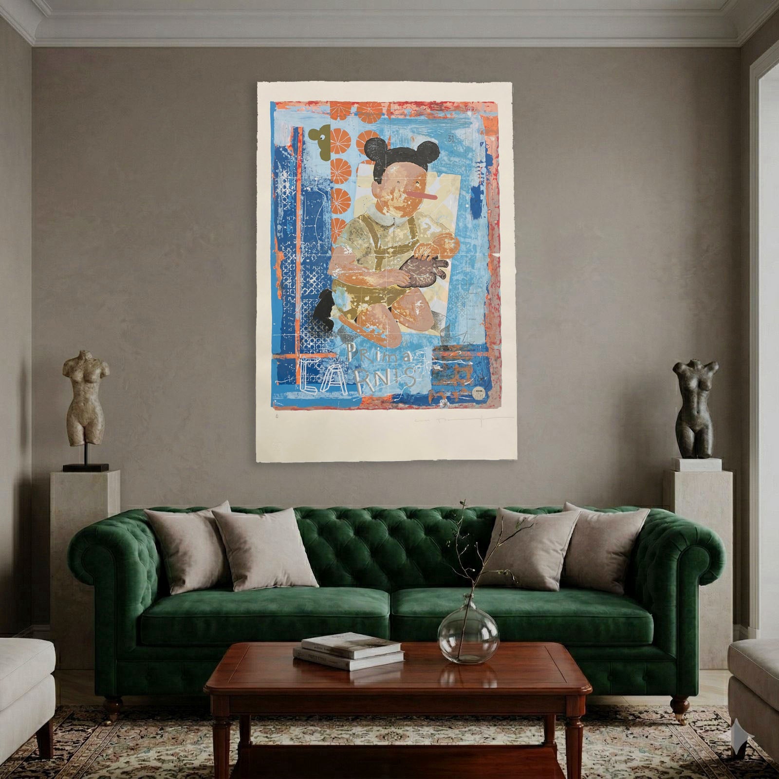 Juan Miguel Pozo "Carnis" P.E. 2004 Limited Signed Fine Wall Art Print | 100x70