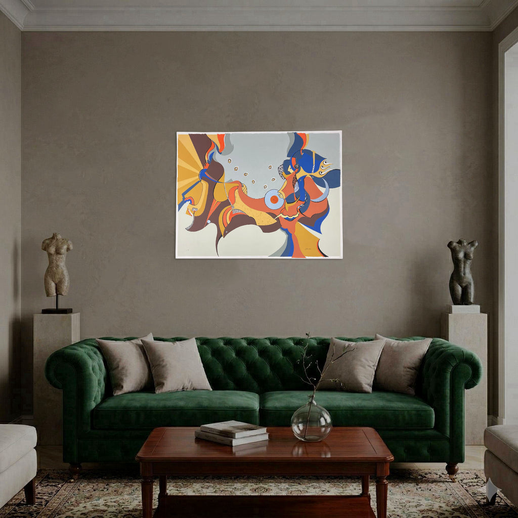 Luis Arias Vera "Espacios Miticos" 2000 Limited Signed Wall Art