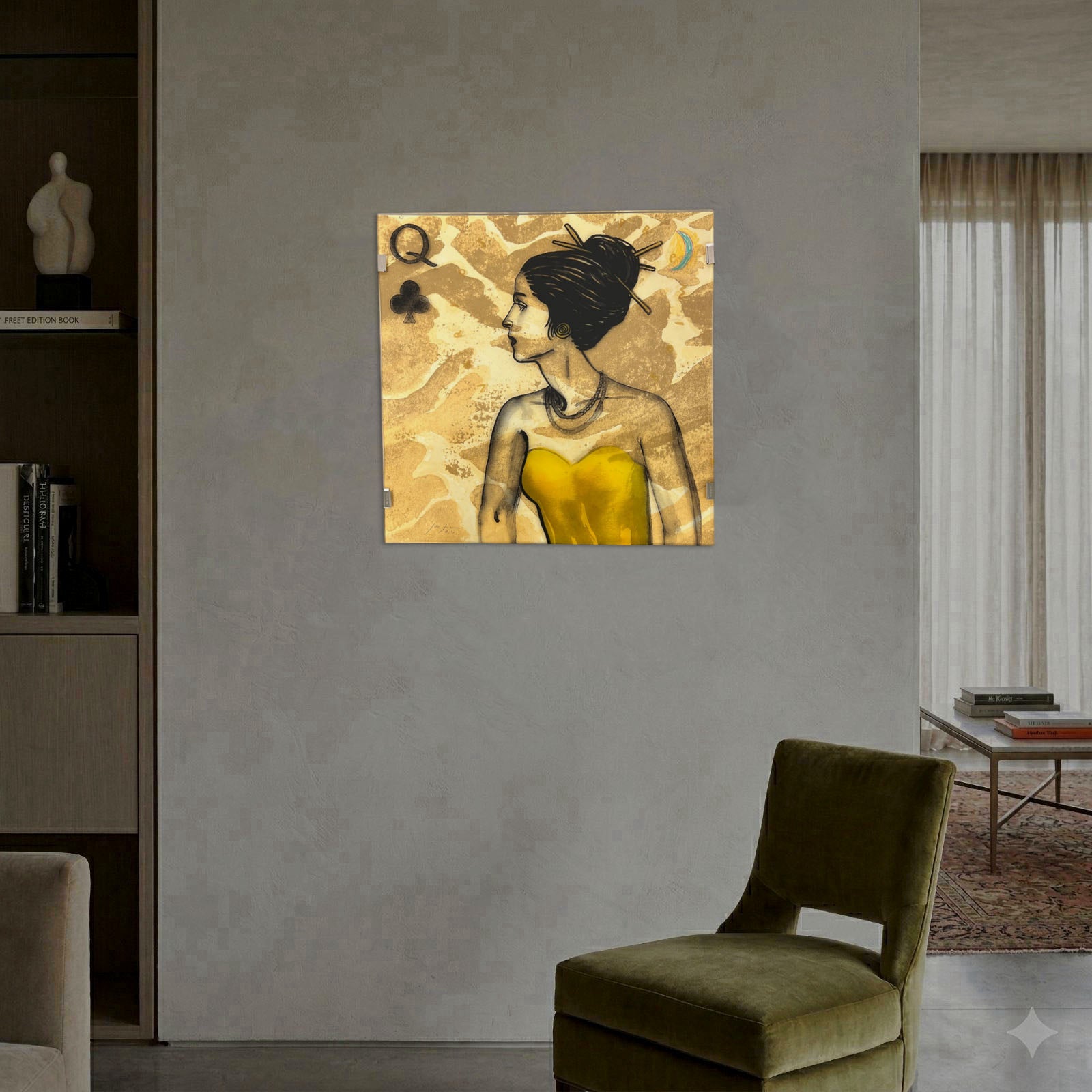 Javier de Juan Martínez "La Reina de Treboles" 2006 Limited Signed Fine Wall Art