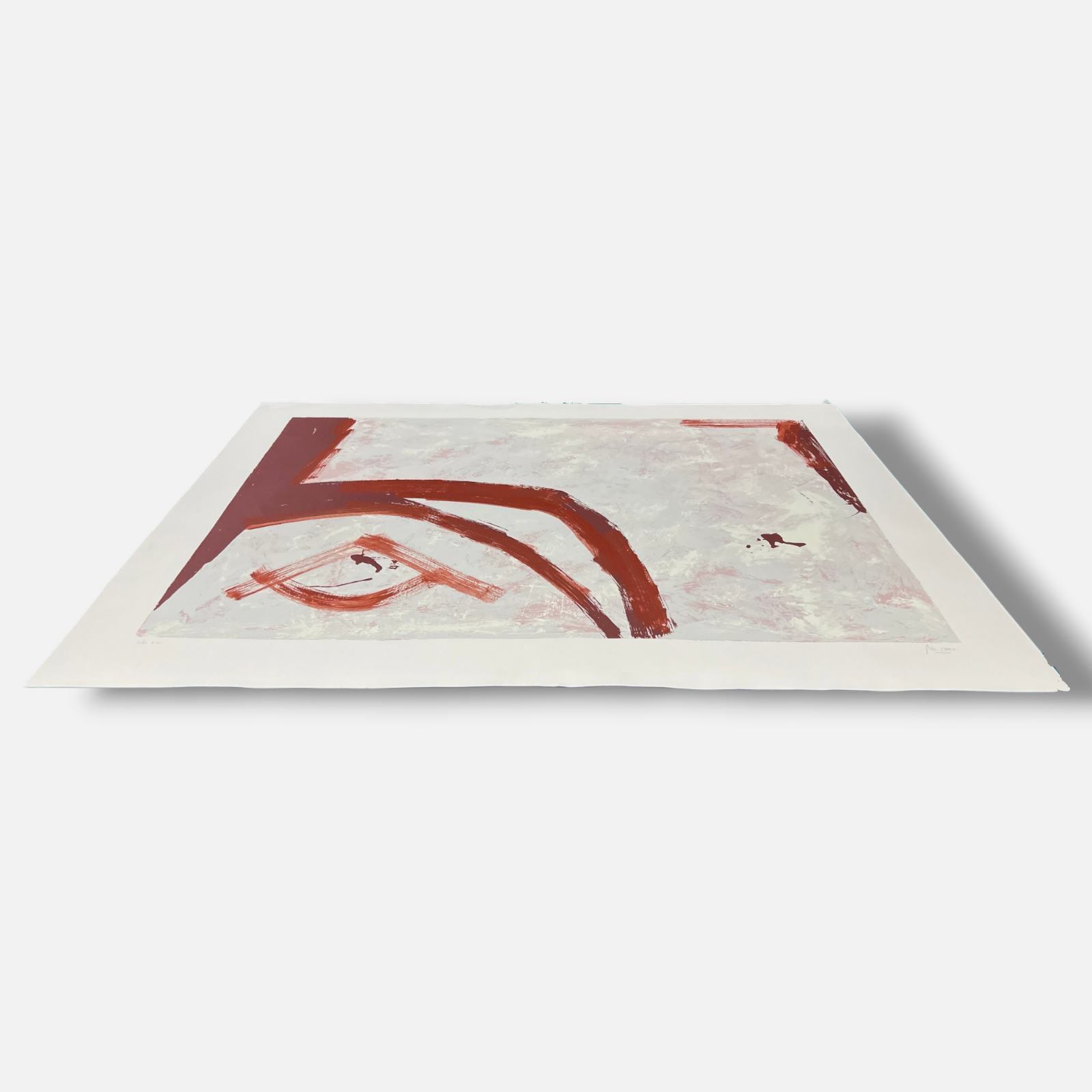 Manuel López-Cano "Aerovia II" E.U. 2005 Limited Signed Fine Wall Art Print