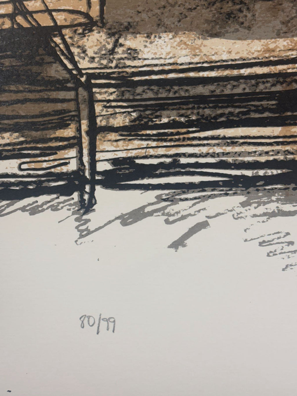 KCHO "Restauracion De Mi Pensamiento" 2004 Limited Signed Wall Art 70L x 100W cm