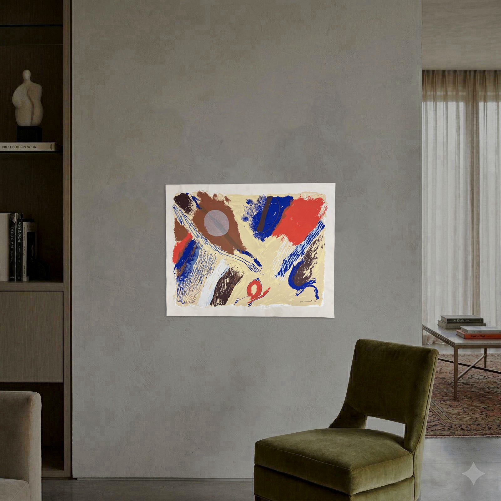 Josep Guinova "Paisaje y ritmo" 1997 Limited Signed Fine Wall Art Print
