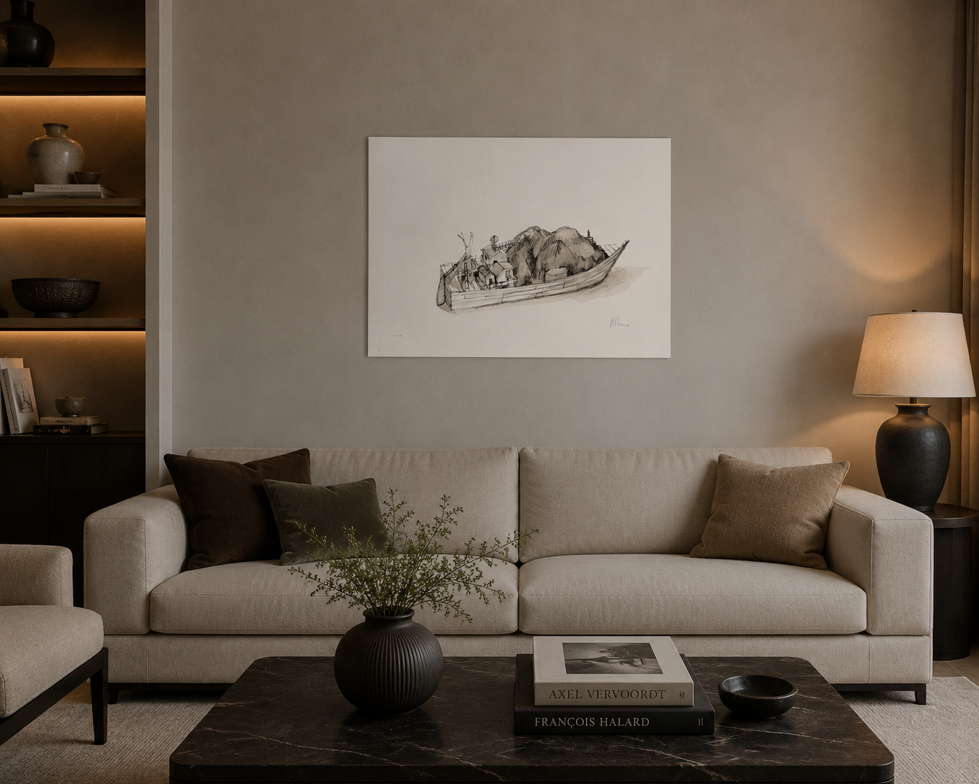 KCHO "Archipelago III" 2004 P.T. Limited Signed Fine Wall Art Print 50L x 70W cm