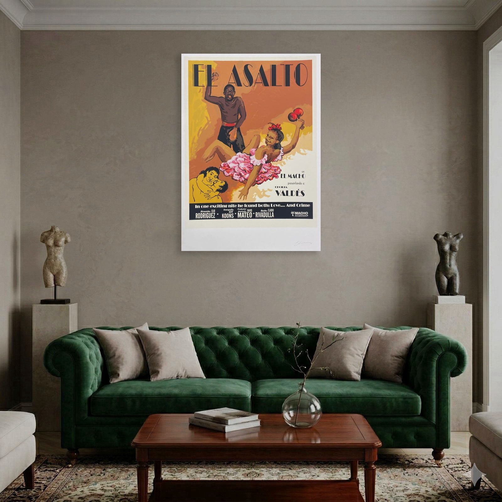 Elio Rodriguez "El Asalto" 2005, Fine Wall Art Print | 100 x 70 cm