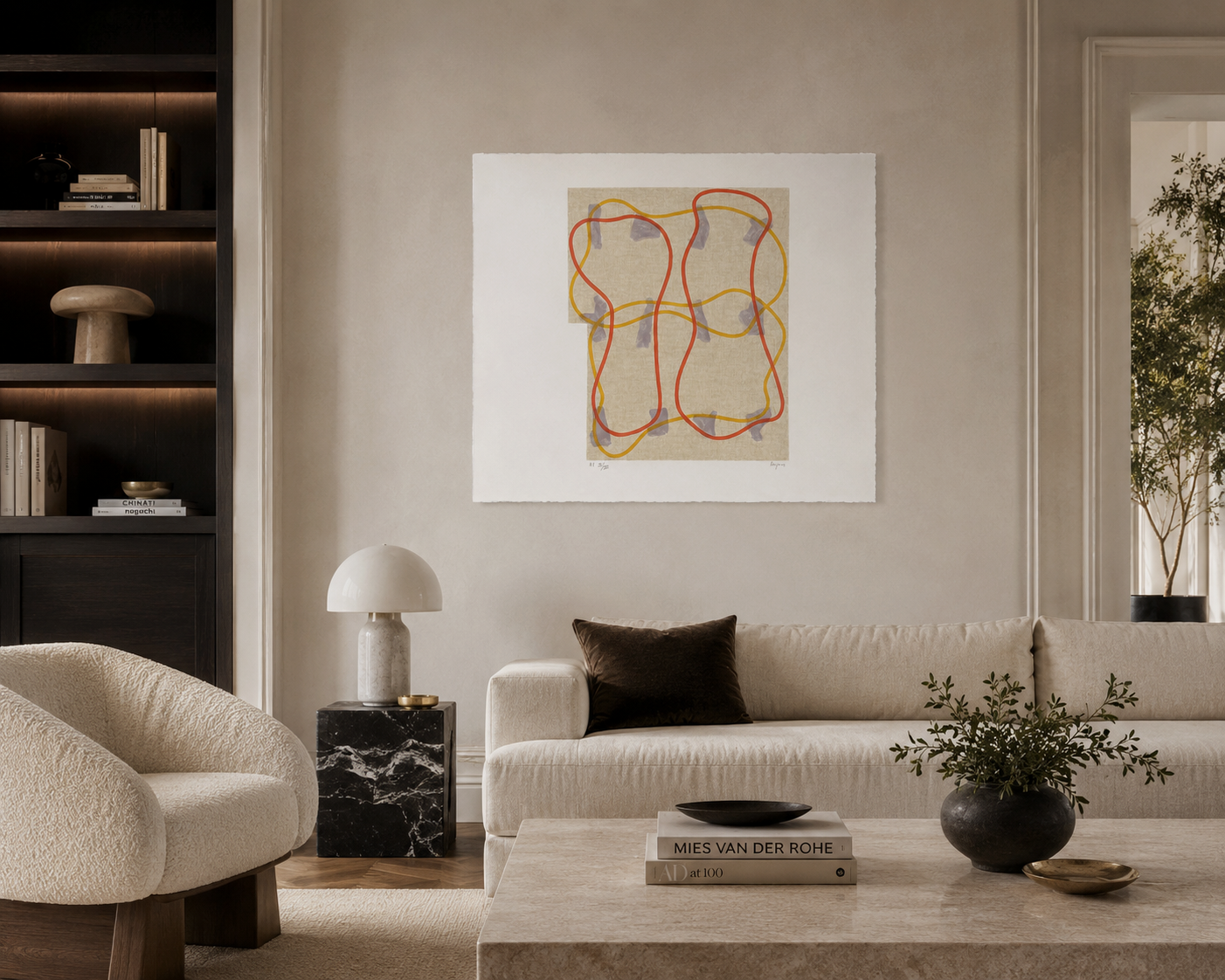Alejandro Corujeira "Serie Quinteto de Nieve: Luz" H.C. Signed Limited Wall Art