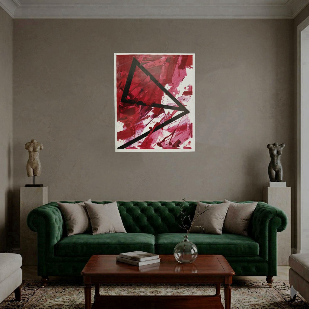 Luis Feito López "Rascafria" 2002 P.T. Limited Signed Fine Wall Art 99 x 80 cm