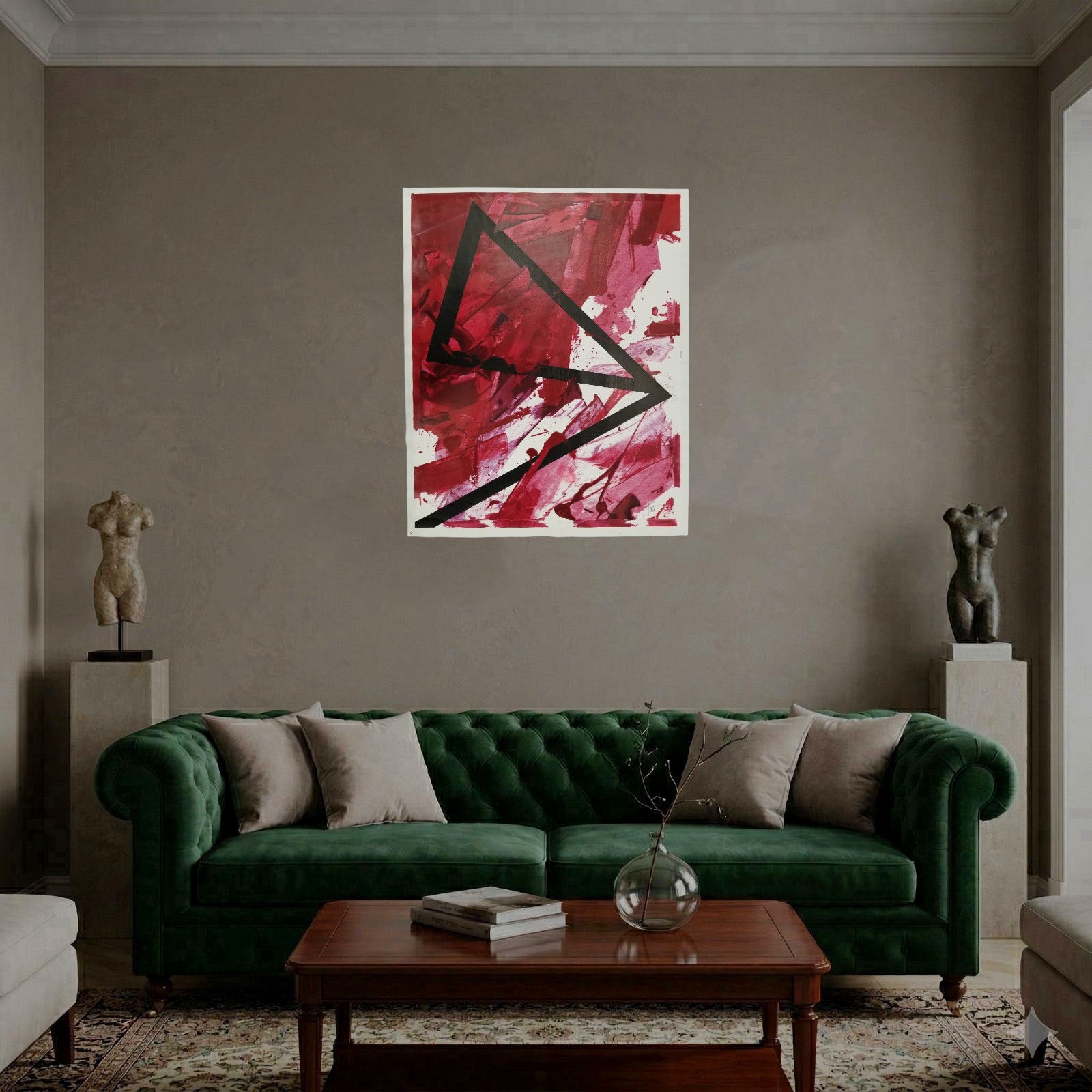Luis Feito López "Rascafria" 2002 P.T. Limited Signed Fine Wall Art 99 x 80 cm