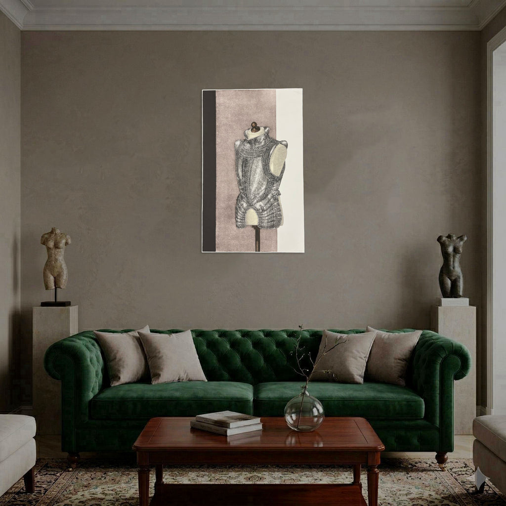 Henry Ramírez "Maniqui con Peto y Collarin" 2000, Limited Signed Fine Wall Art