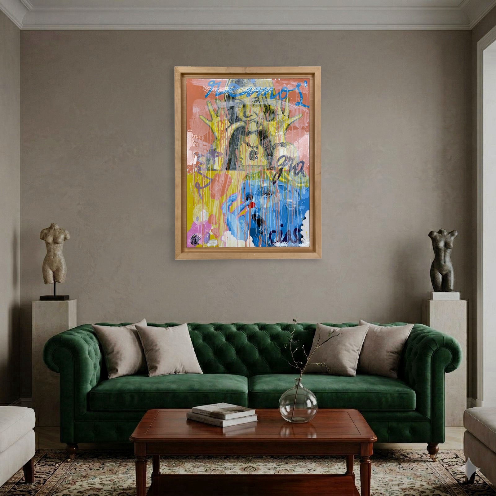 Llopiz Rodolfo "Reímos Tus Gracias" 2002 Limited Signed Wall Art Print 100x73 cm