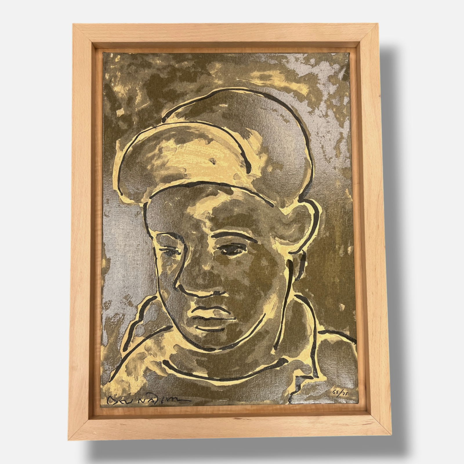 Joan Bennàssar "Joven en Noviembre" 1998 Limited Signed Fine Wall Art