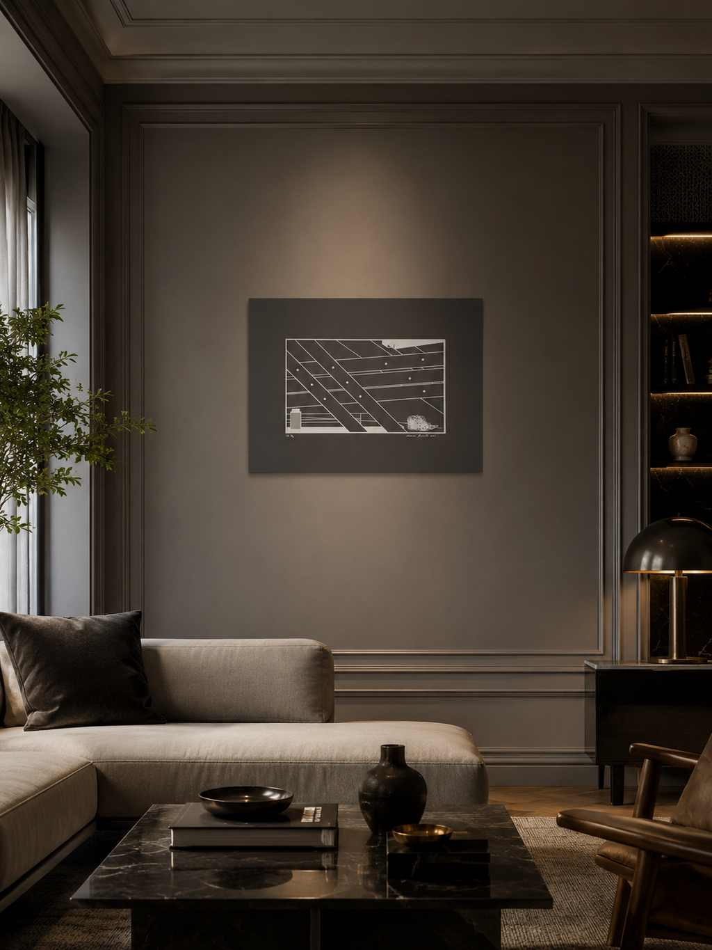Wanda Pimentel De Carvalho "Involucro V" H.C. Signed Limited Fine Wall Art Print