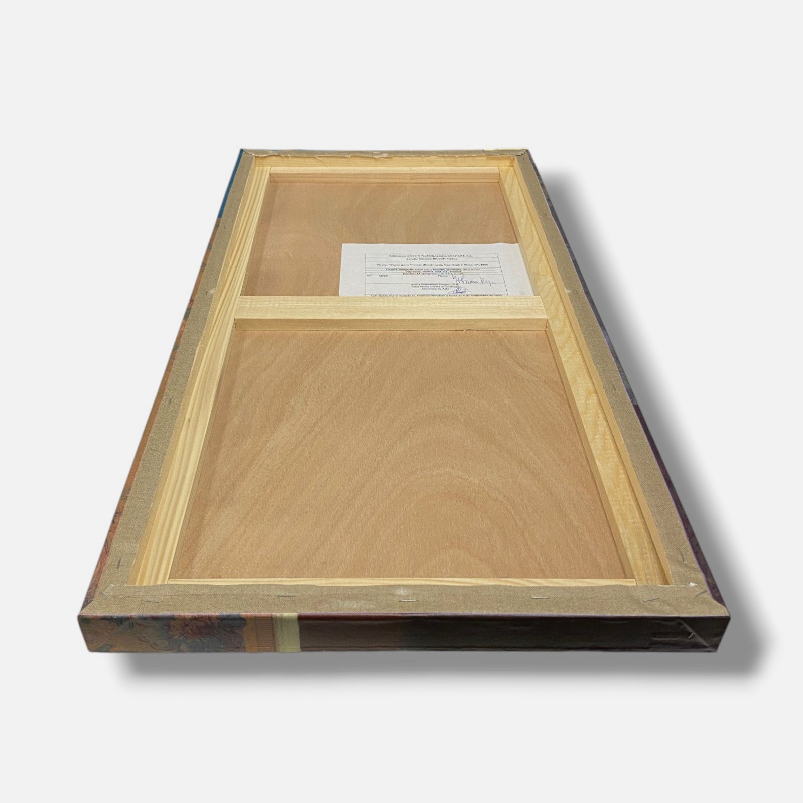 Herman Braun-Vega "Flores Para Vicente" 2005, Fine Wall Art | 80 x 40 cm