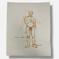 Franco Aceves Humana "Dibujos Del Dr. Pirana" 7-Piece Art Print Collection Set